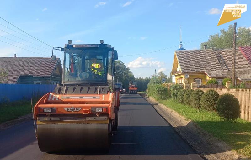 В Тверской области ведется ремонт дороги Тверь – Тургиново