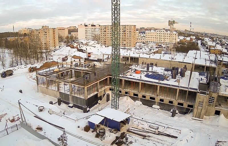 В Твери продолжается строительство Детской областной клинической больницы 